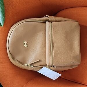 Freshly Picked Classic City Diaper Bag Backpack Butterscotch Tan Brown